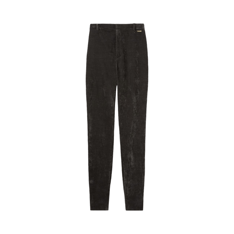 Gucci Stretch Velvet Leggings 'Petrol'