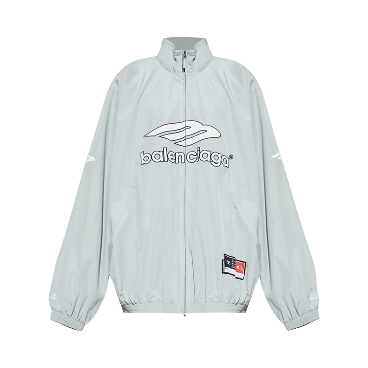 Balenciaga Tracksuit Zipper Jacket 'New Grey'