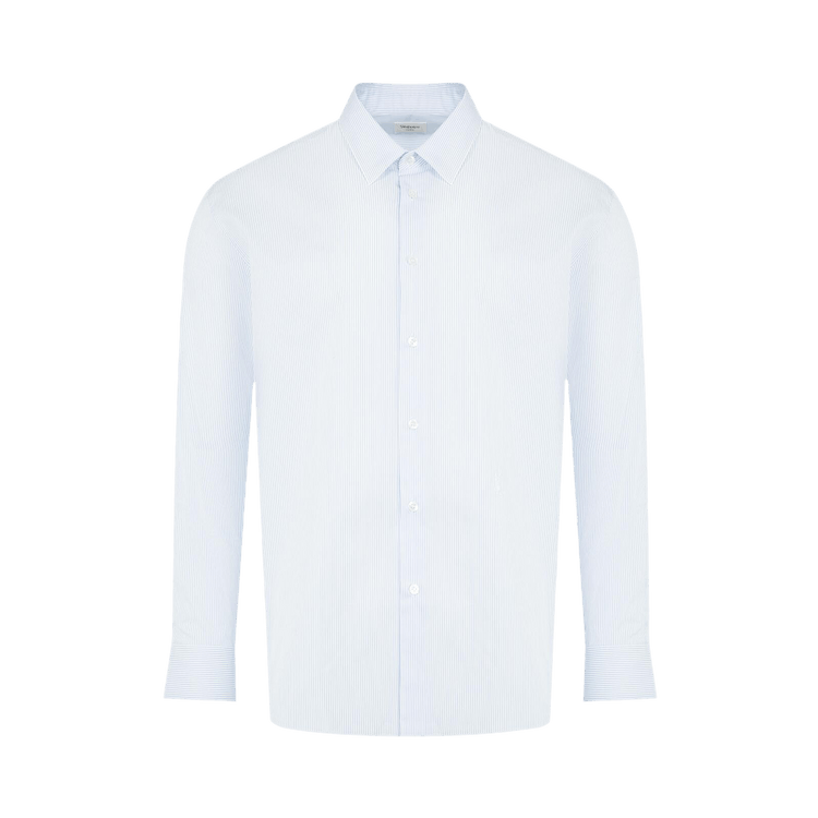 Saint Laurent Chemise Classic Fit 'Craie/Bleu'