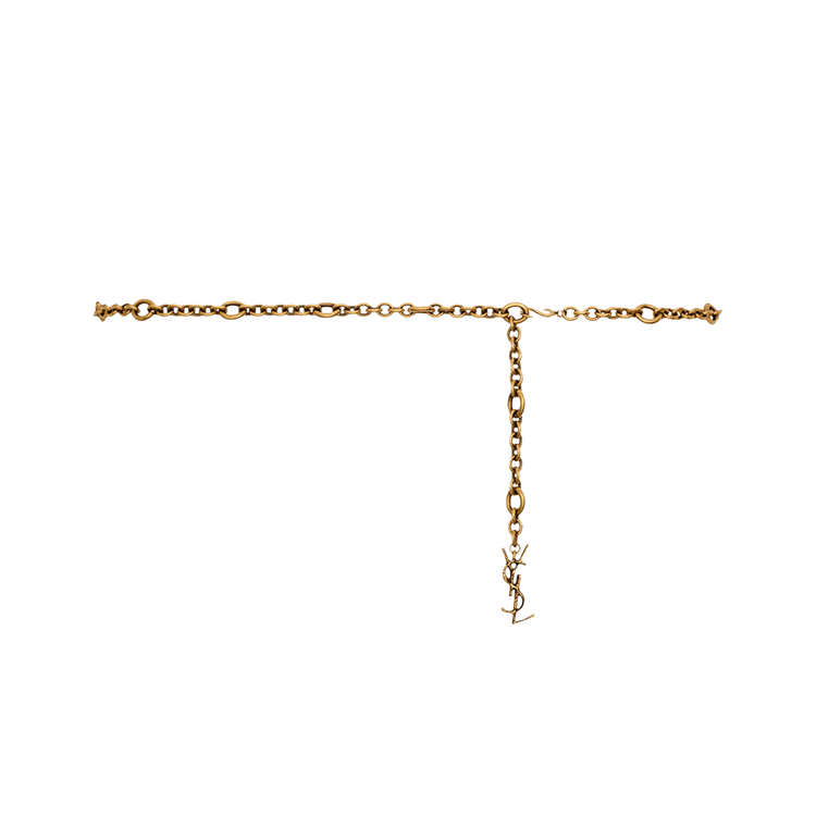 Saint Laurent Chain Belt 'Light Bronze'