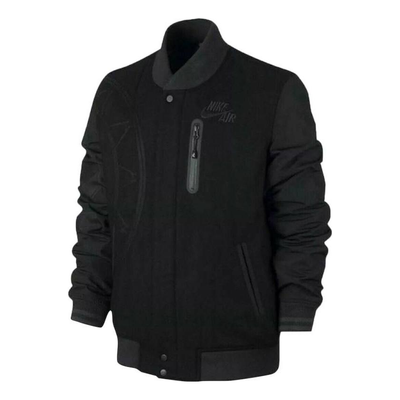 Nike Air Destroyer Letterman Jacket 'Black'