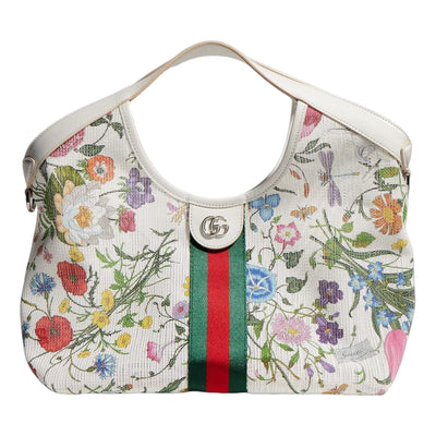 (WMNS) Gucci Giglio Small Tote Bag 'White Multicolor'