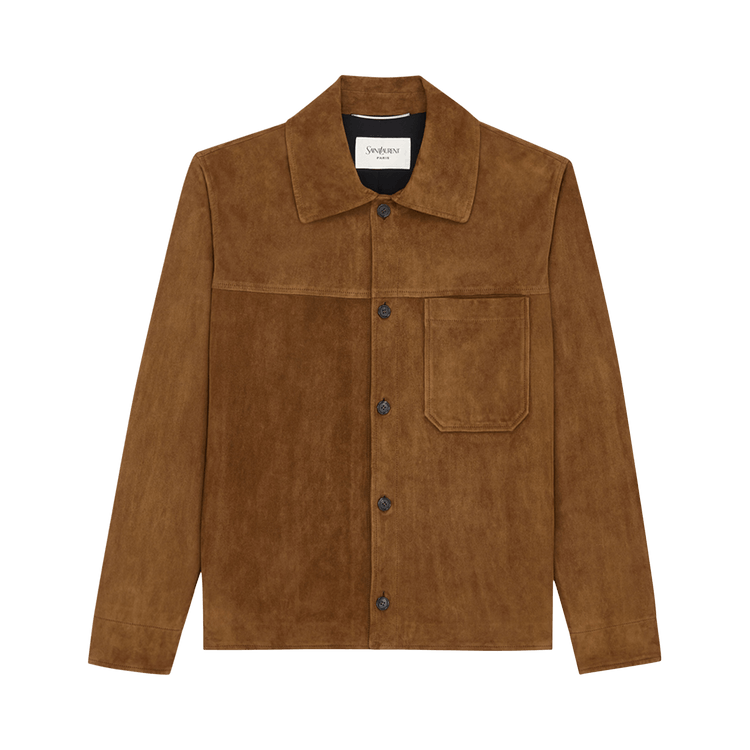 Saint Laurent Surchemise Poche 'Rhum Ambre'