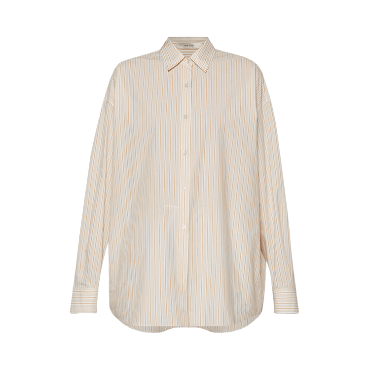 The Row Caster Shirt 'Beige/Orange'