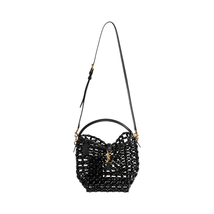 Saint Laurent Beaded Bucket Bag 'Nero'