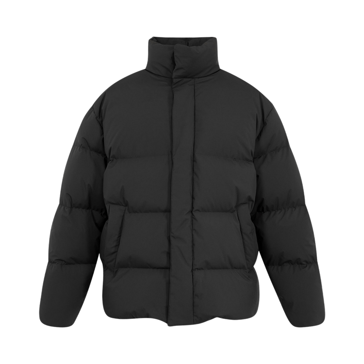 Saint Laurent Doudoune Col Montant Zip Jacket 'Noir Profond'