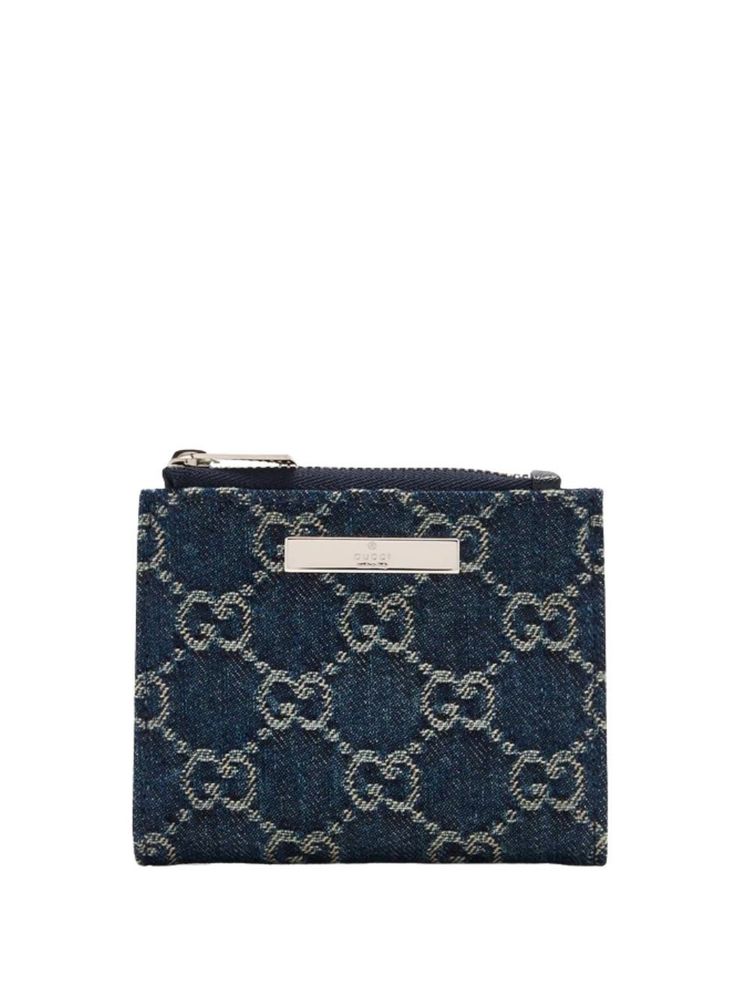 Gucci Monogrammed Zip Small Wallet