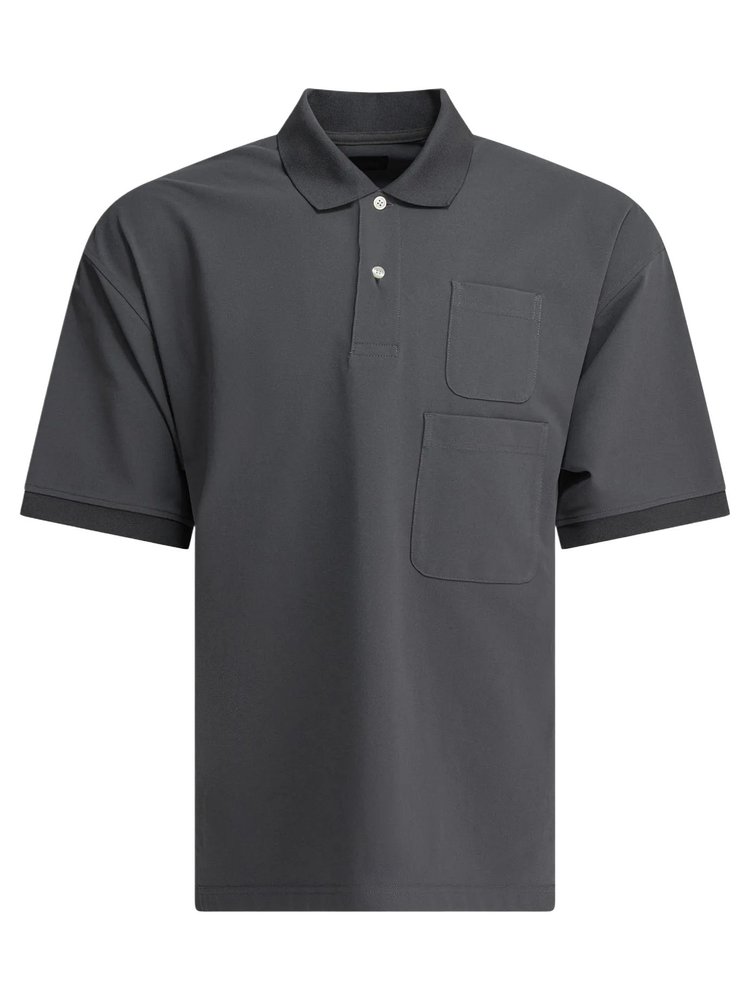 DAIWA PIER39 Two-Pocket Oversized Polo Shirt