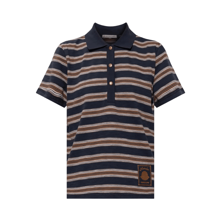 Moncler Short-Sleeve Polo 'Blue'