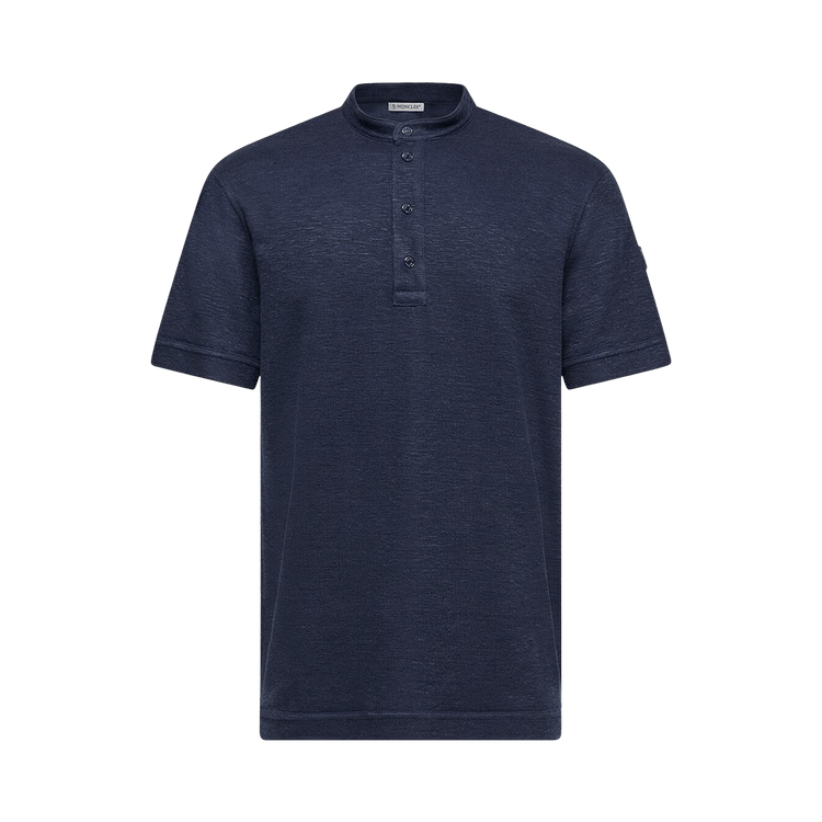 Moncler Short-Sleeve Polo 'Navy'