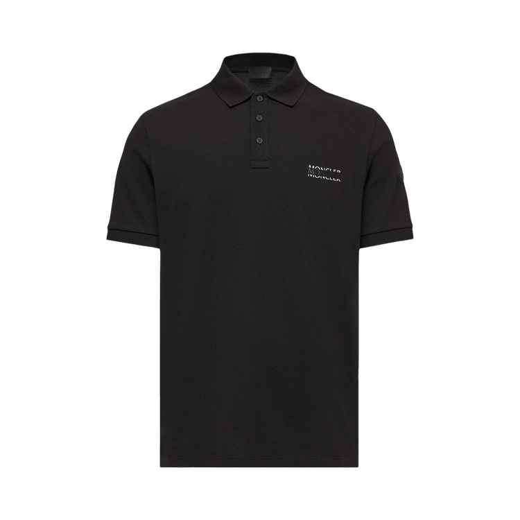 Moncler Short-Sleeve Polo 'Black'