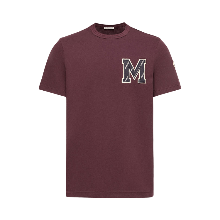 Moncler Short-Sleeve T-Shirt 'Burgundy'