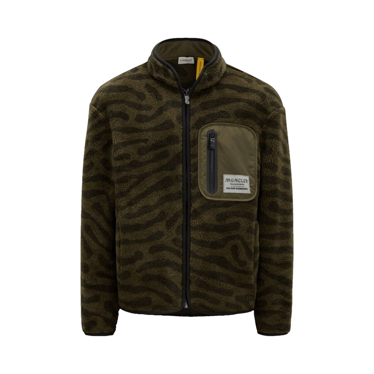 Moncler Genius x Salehe Bembury Zip Up Cardigan 'Olive'