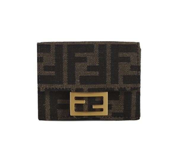 Fendi FF Motif Tri-Fold Wallet