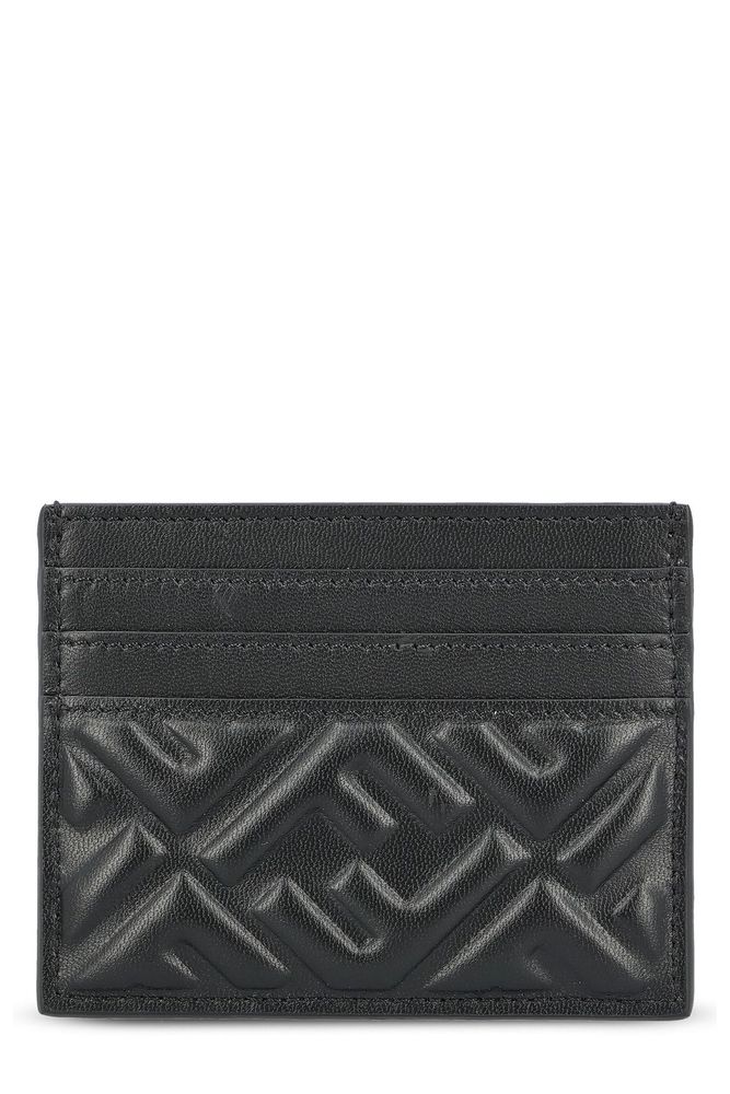 Fendi Baguette FF Embossed Card Case