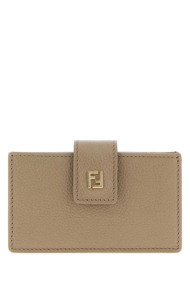 Fendi Logo Tab Card Holder