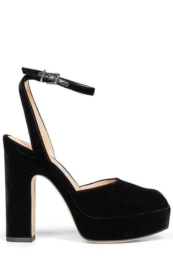 Fendi After 9 Platform Ankle-Strap Sandals