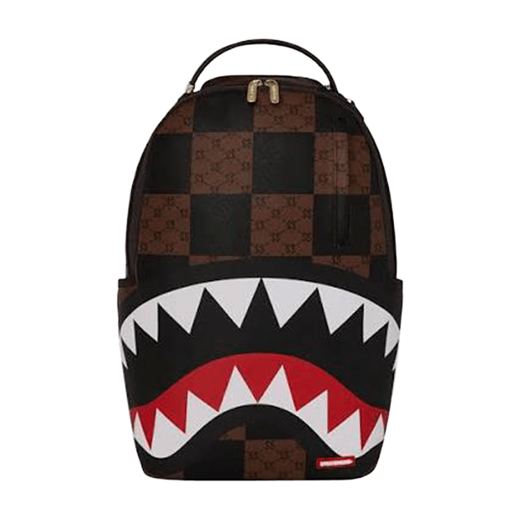 Sprayground Enlarged Check Paris Backpack 'Brown'