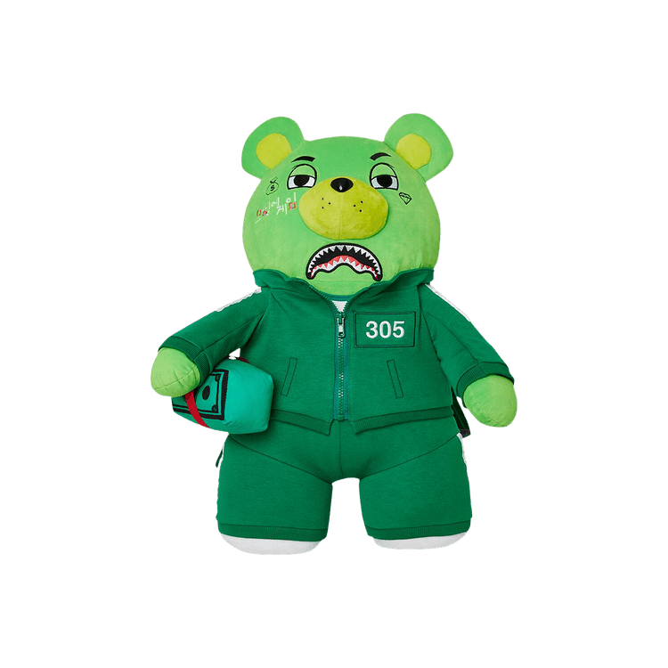 Sprayground Squid Game Collab Contestant Moneybear Backpack 'Multicolor'
