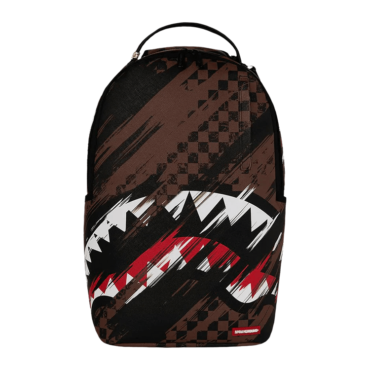 Sprayground Smeared Grunge Backpack 'Brown'