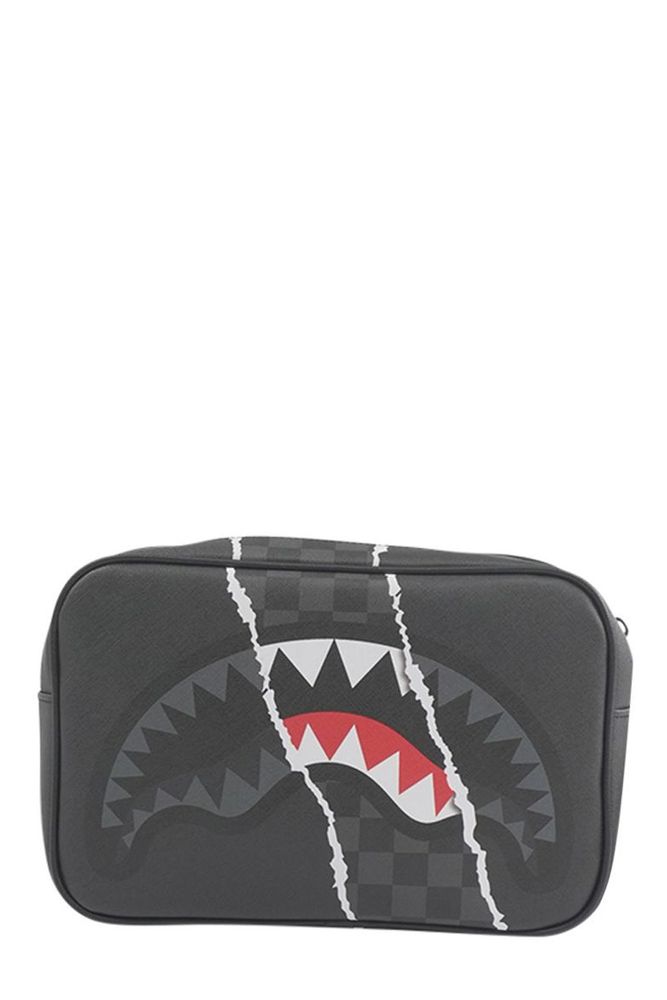 Sprayground Shark Slash Toiletry Brick Bag