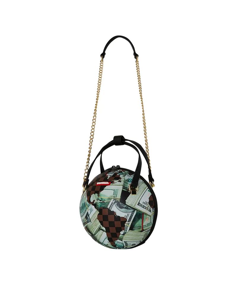 Sprayground Money Bank Check Shoulder Bag