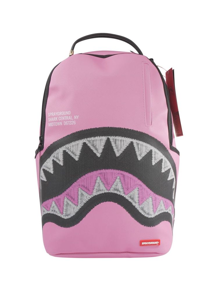 Sprayground Shark Central Embroidered Effect Backpack
