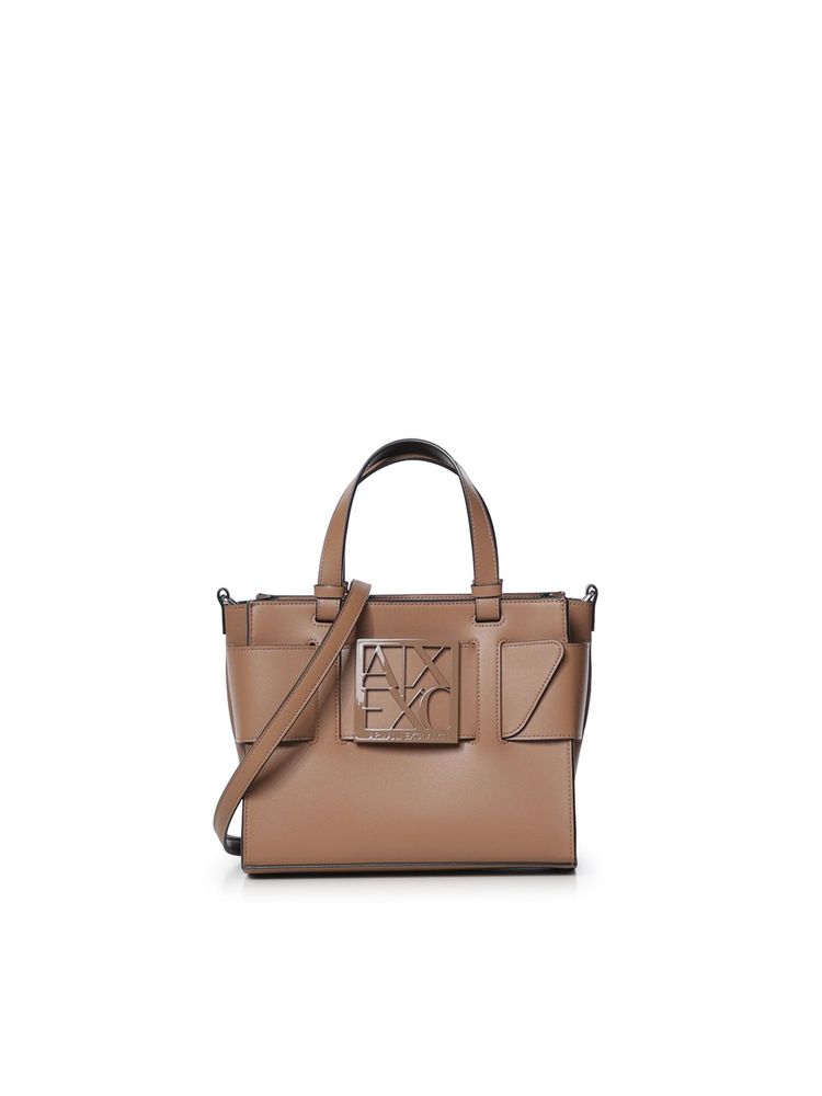 Armani Exchange Logo Panel Shoulder Bag
