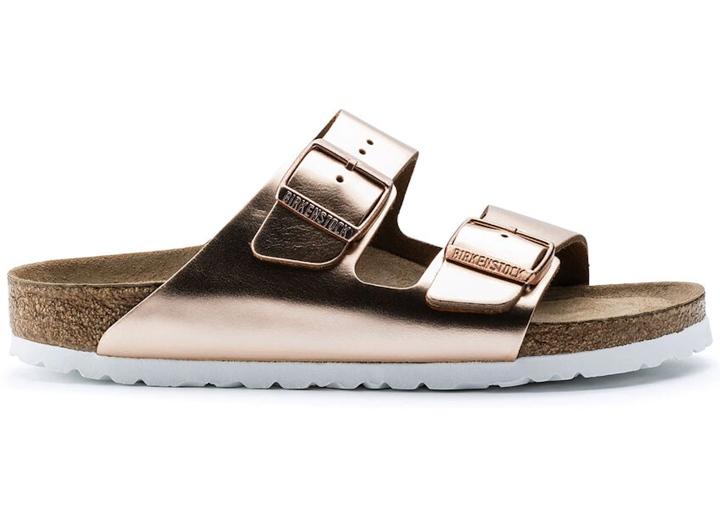Birkenstock Arizona Soft Footbed Leather Metallic Copper (Women's)