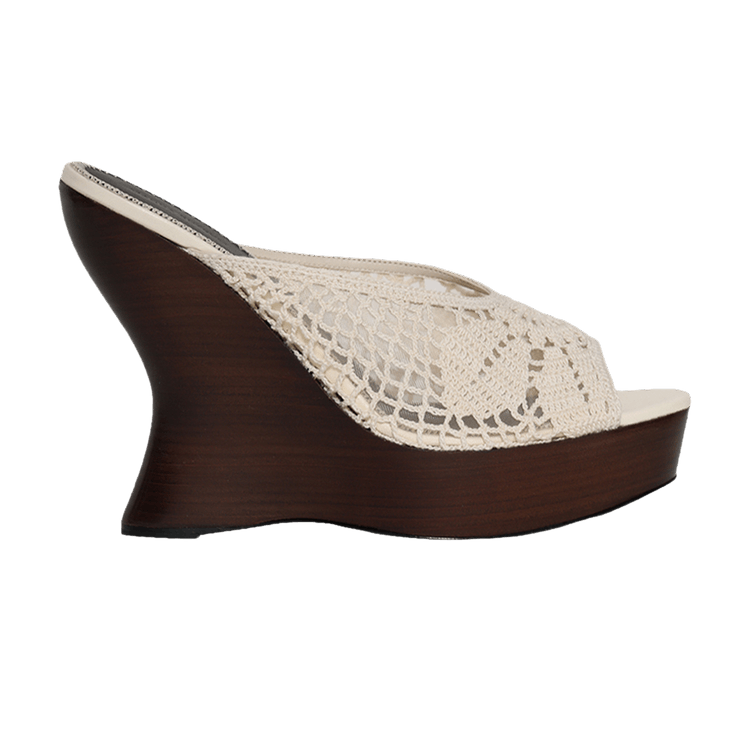 Magda Butrym Wmns Wedge Sandal Crochet 'Cream'