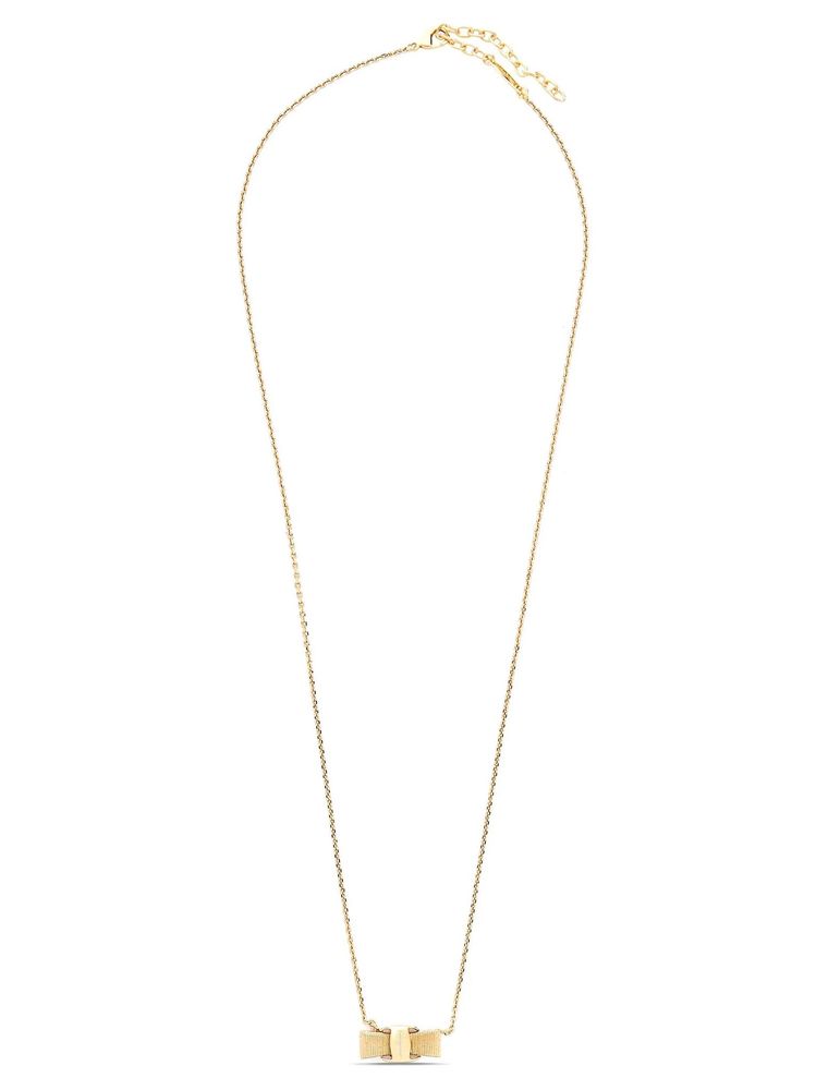 Ferragamo Fiocco Vara Bow Pendant Necklace