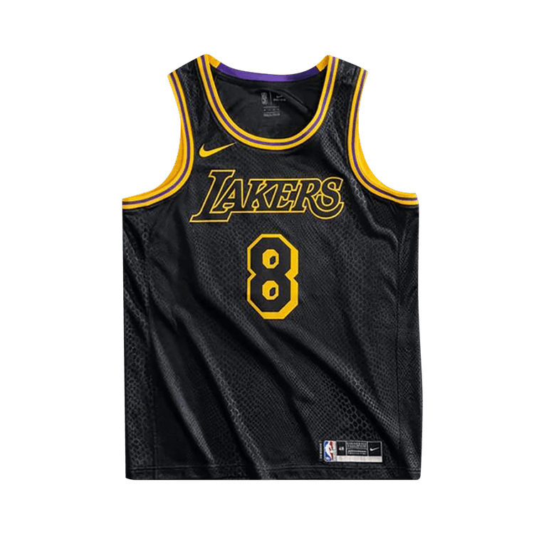 Nike Kobe Mamba Mentality Big Kids Los Angeles Lakers City Edition Swingman Jersey 'Black'
