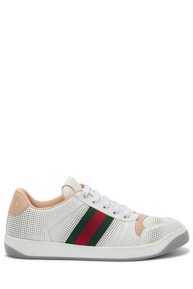 Gucci Screener Web Low-Top Sneakers