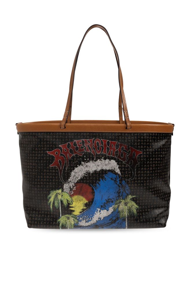 Balenciaga Printed Medium Tote Bag