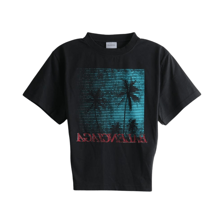 Balenciaga Short-Sleeve Top 'Black'