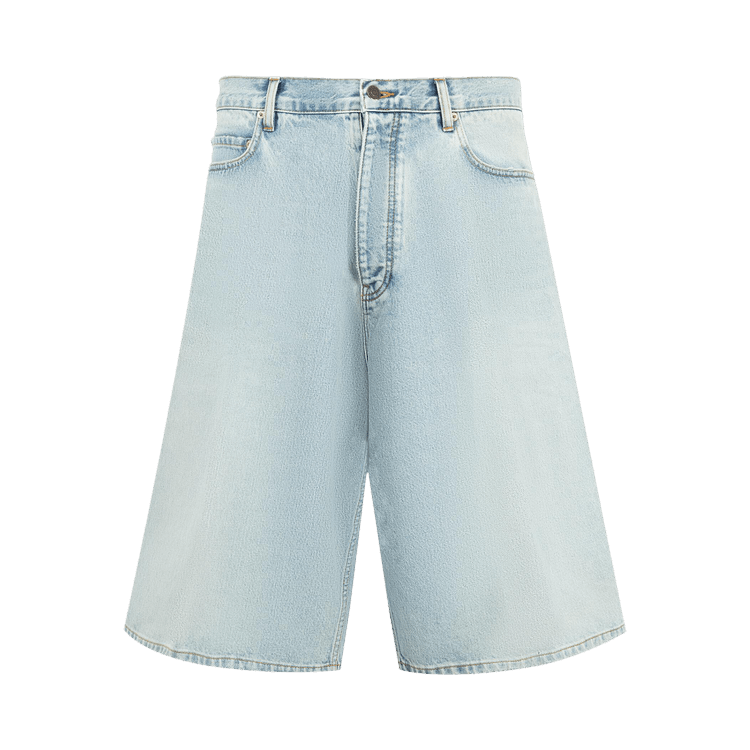 Balenciaga Stay Press Shorts 'Bleach Light Bleu'