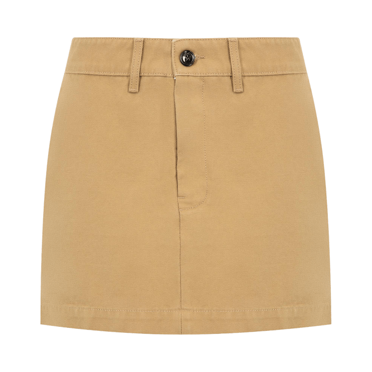 Balenciaga Mini Cotton Skirt 'Beige'