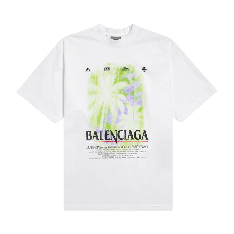 Balenciaga Medium Fit T-Shirt 'White'