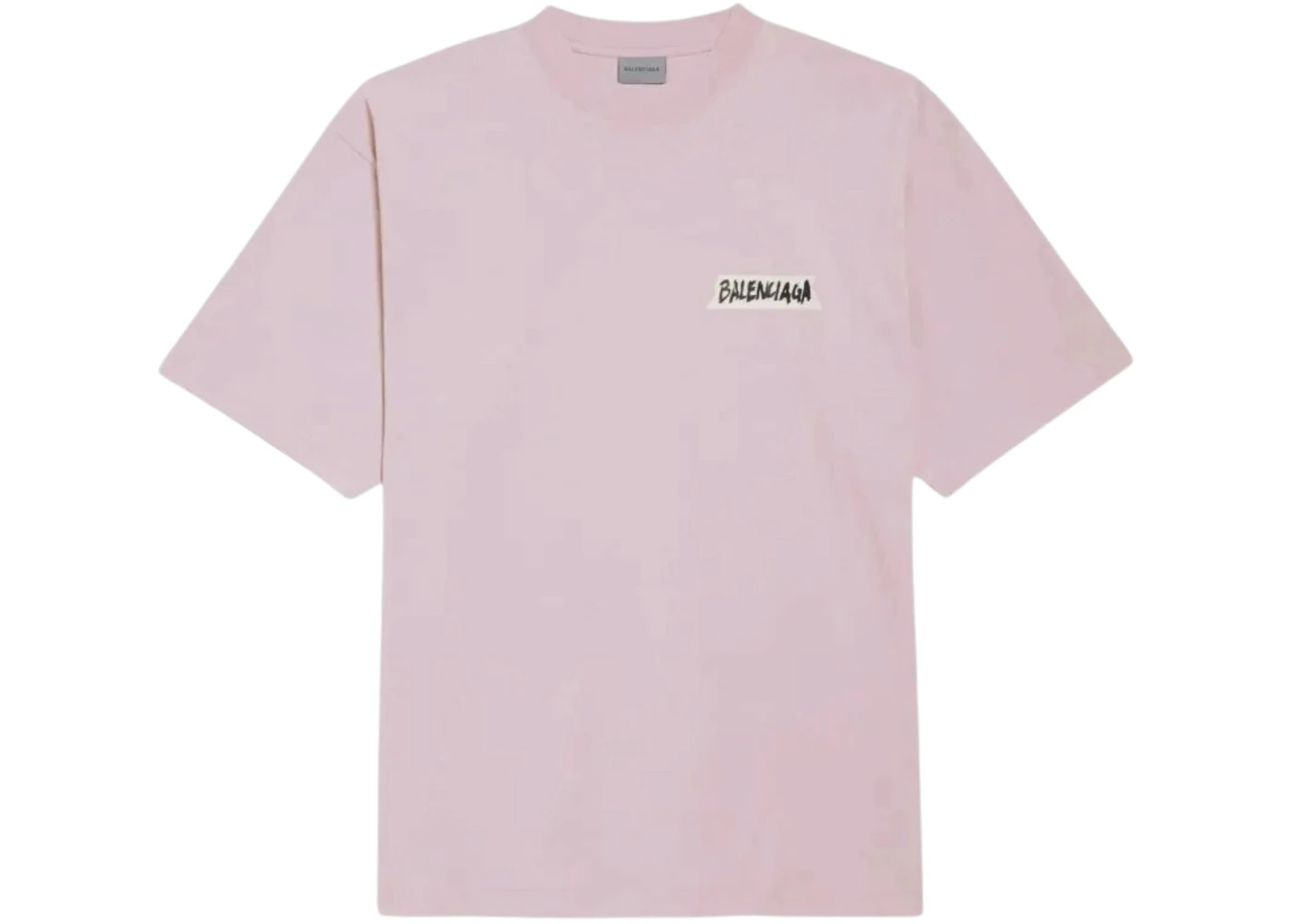 Balenciaga Women's Medium Fit T-Shirt Dusty Pink