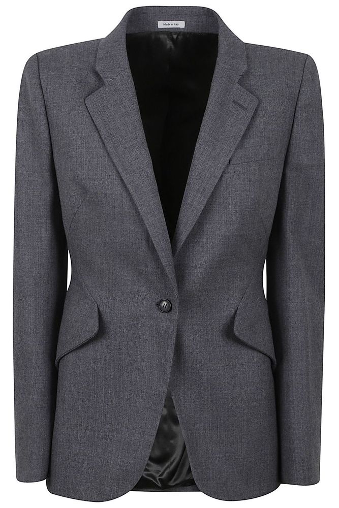Alexander McQueen Pinstripe Single-Breasted Jacket