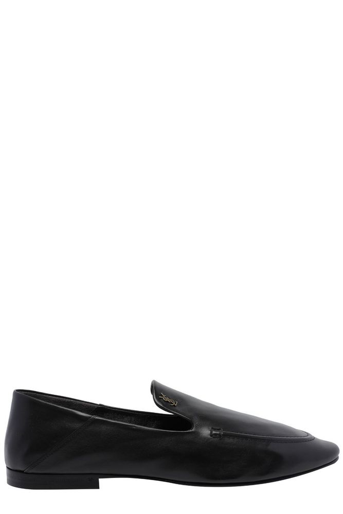 Saint Laurent Logo Plaque Loafers