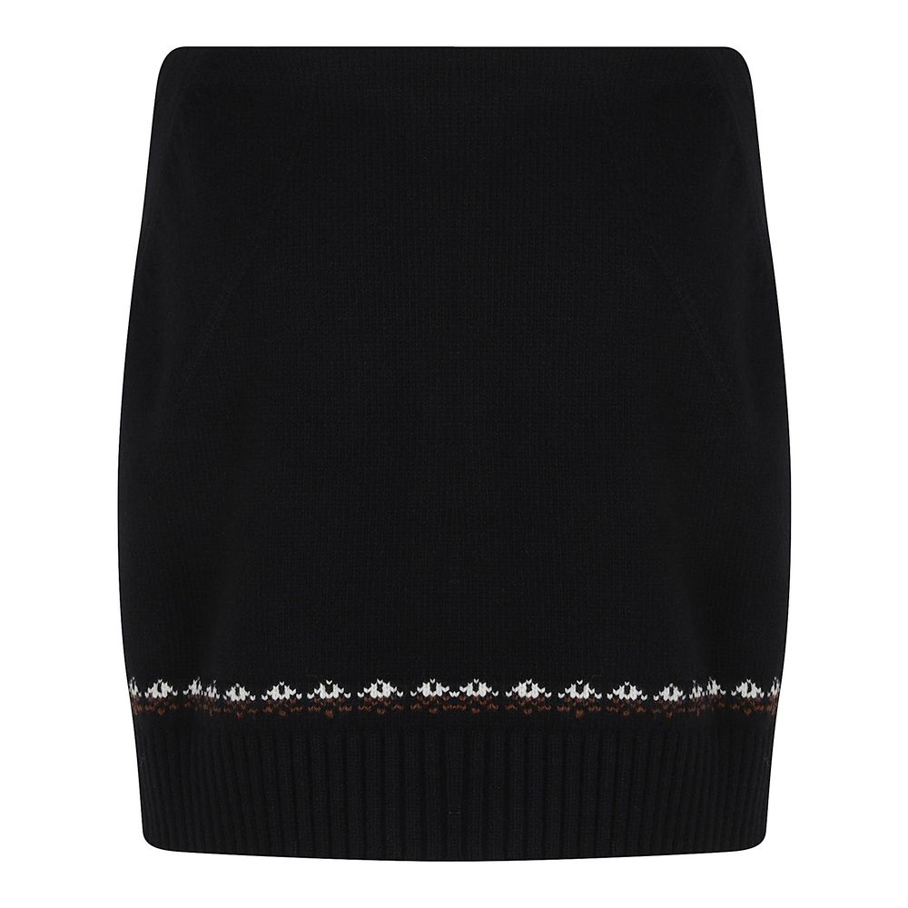 Alexander McQueen Zip-Up Knitted Mini Skirt