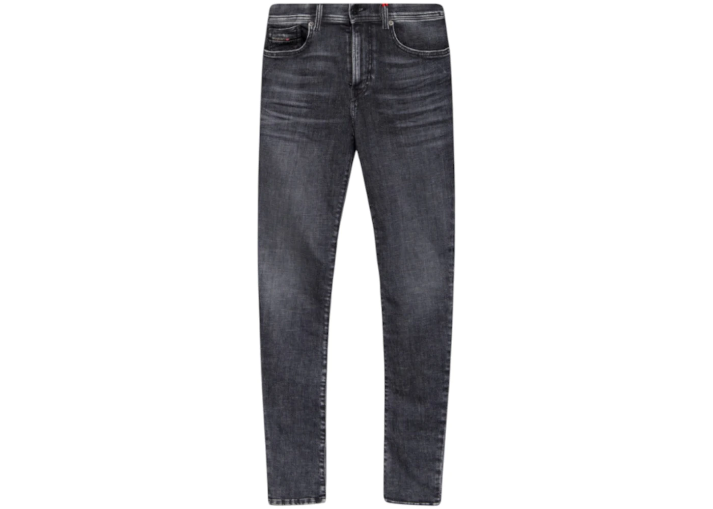 Diesel D-Amny Washed Black Skinny Fit Stretch Jeans Black