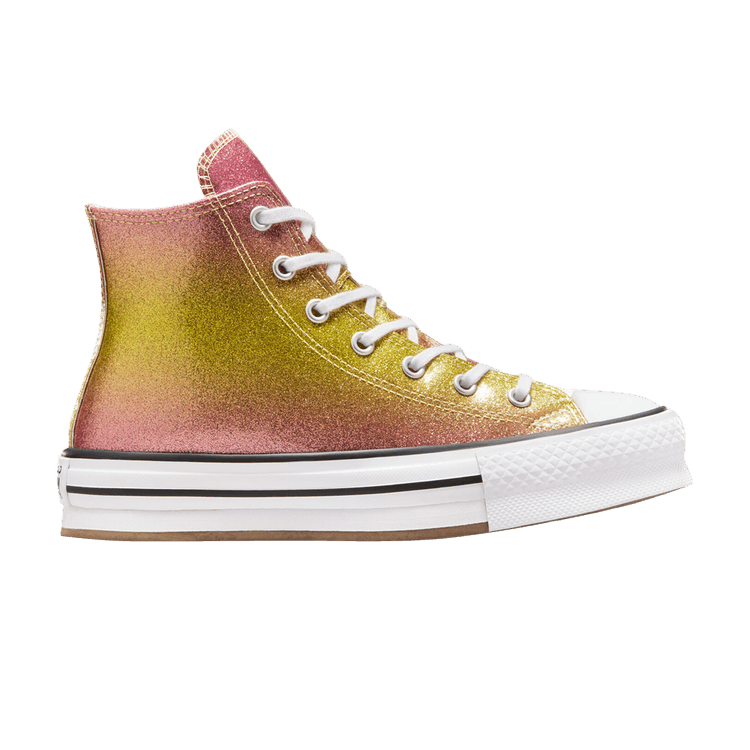 Converse Chuck Taylor All Star EVA Lift Platform High GS 'Citrus Glitz'