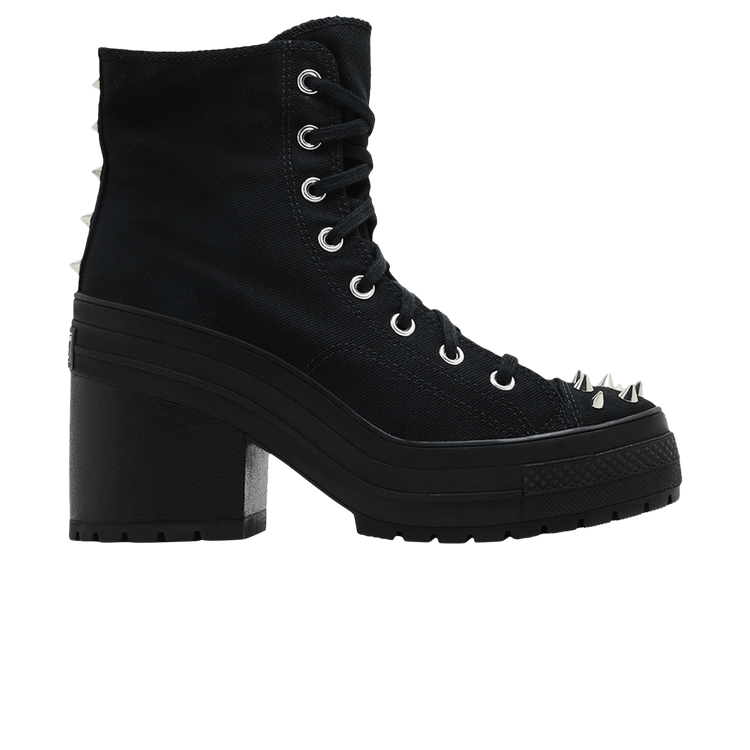 Converse Wmns Chuck 70 De Luxe Heel Platform High 'Studded - Black'