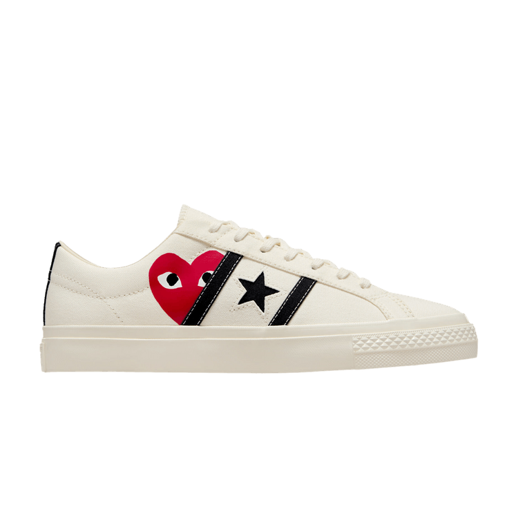 Comme des Garçons PLAY x Converse One Star Academy Pro 'Milk Black'