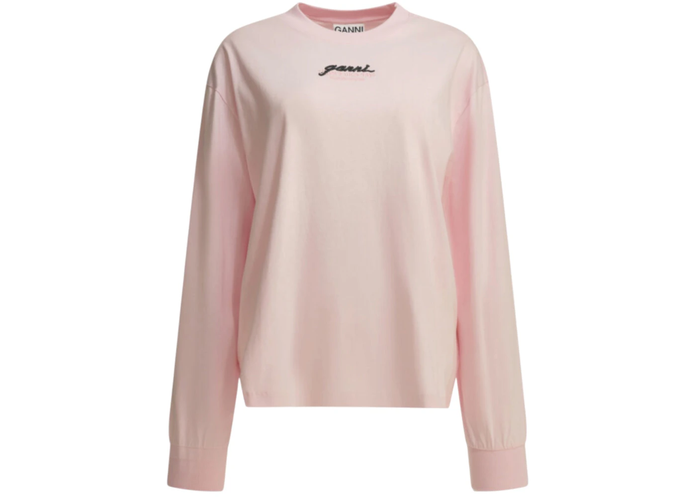 Ganni Future Crewneck T-shirt Pink