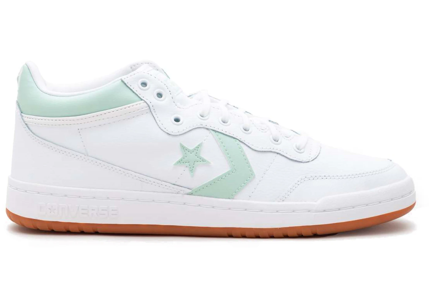 Converse Fastbreak Pro Leather Mid White Sticky Aloe