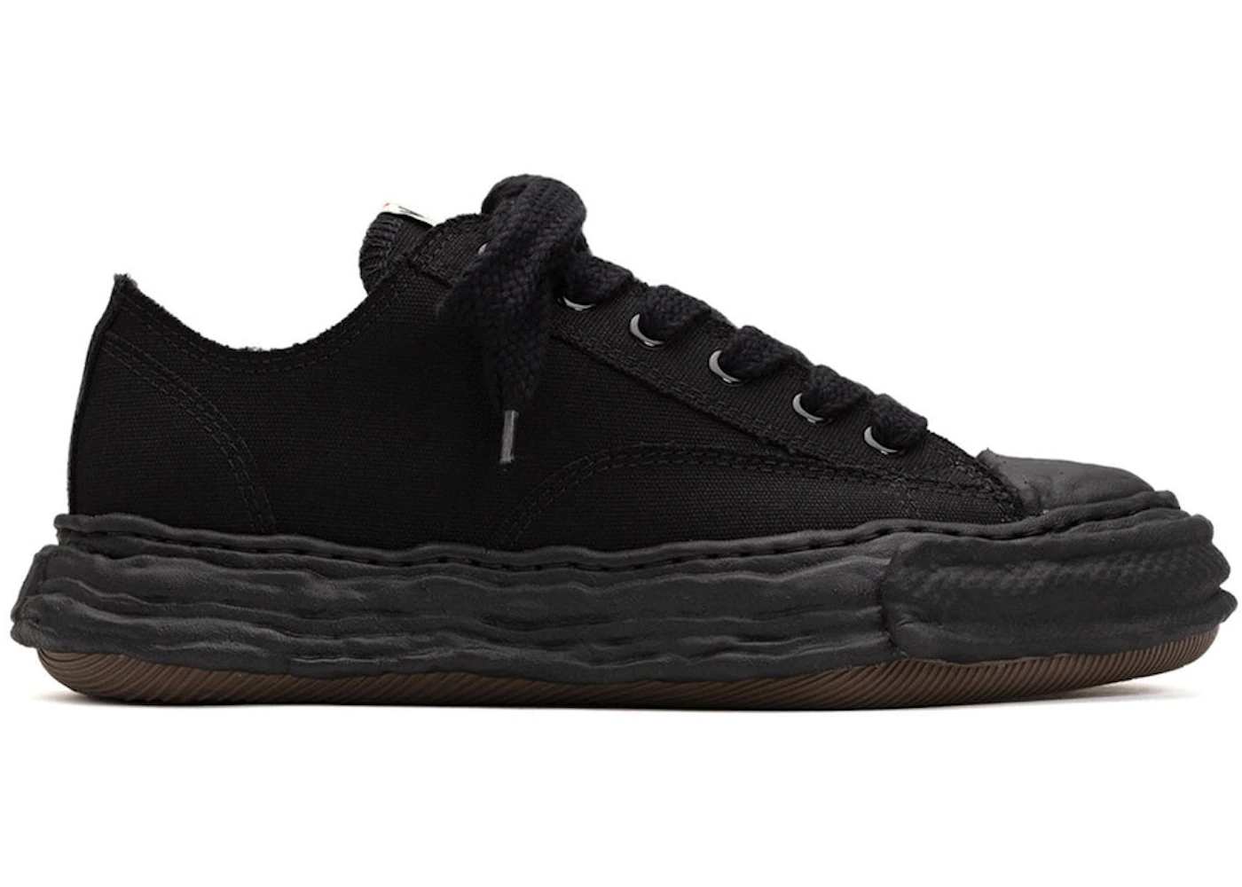 Maison Mihara Yasuhiro Peterson 23 OG Sole Canvas Low Black Black
