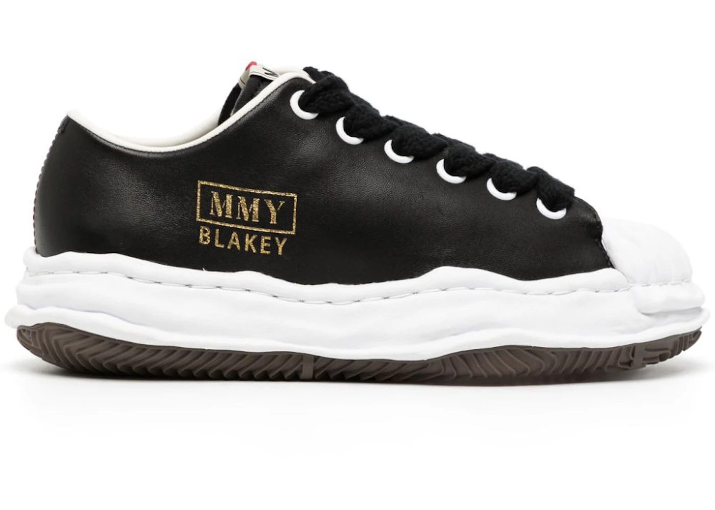 Maison Mihara Yasuhiro Blakey OG Sole Seamless Leather Low Black White